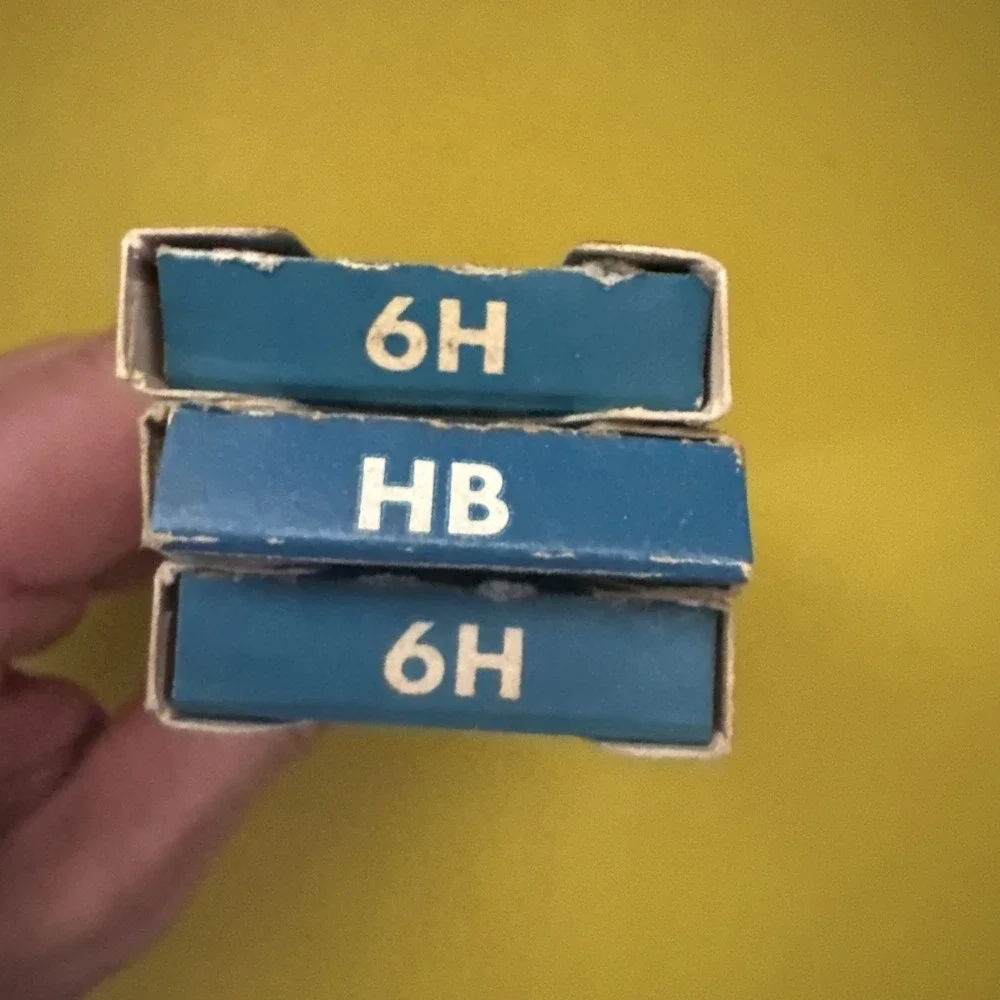 Lot Of Eagle Turquoise Drawing Pencil Leads 6H-11 Leads HB-3 Leads Vtg USA Made